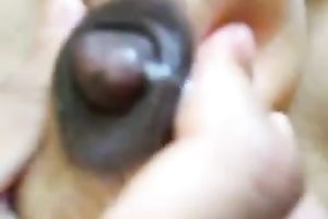 My Indian brown skin white women milking her pointer sisters on home movie