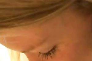 My hawt blond slutwife gives me a tugjob in a hawt homemade movie