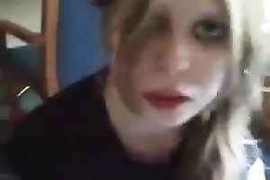 My charming girlfriend shows her valuable cock-sucking skills to me