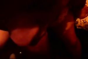 She engulf my not so big wang in a black small room after i team-fucked her