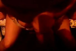 She engulf my not so big wang in a black small room after i team-fucked her