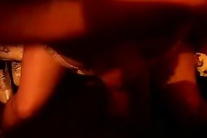 She engulf my not so big wang in a black small room after i team-fucked her
