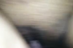 Tattooed dark brown acquires her slit screwed and creampied by me