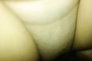 Mature curly bawdy cleft acquires creampie