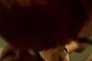 Redhead hussy sucks my weiner and receives a wonderful facial