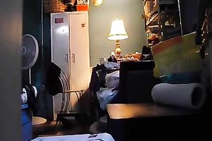 My chubby bottomed Married slut has no idea about the hidden camera