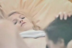 Charming lesbo GF with merry mambos is tongue fucking my fur pie on webcam