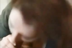 Redhead breasty milf cheating wife likes my large dong in her cum-hole