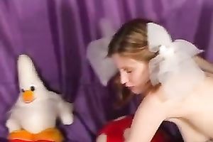 Sweet eighteen year old beauty exposes her ideal body in glamorous solo