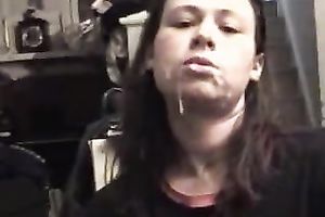 Neighbouring milf sucks my BBC greedily in homemade video