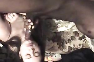 Neighbouring milf sucks my BBC greedily in homemade video