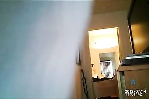 My bulky pleasing amateur wife getting clothed after showering