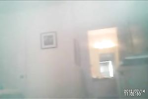 My bulky pleasing amateur wife getting clothed after showering