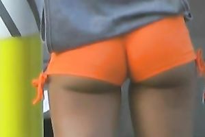 Charming playgirl with a slender figure and a bulky a-hole