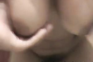 Big boobies of my latin babe girlfriend looking valuable as ordinary