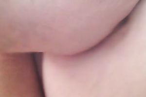 I play with my uncut wang while that babe plays with her muff in hose