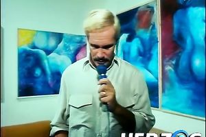 Stunning lesbo honeys polish their muffs in 69 position