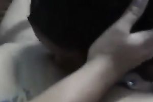 My bulky Latina GF with large milk shakes knows what trio is all about