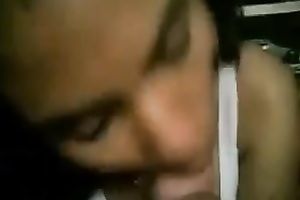 Raven haired hussy with massive melons is giving me a flawless oral pleasure