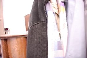 Diana gives a oral-service to a corpulent dude and licks his balls