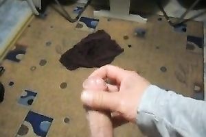 Short-haired skank acquires on her knees and gives me a priceless oral
