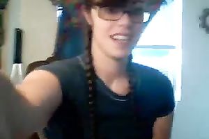 Amazing butt and boobies of a hawt legal age teenager hottie on cam