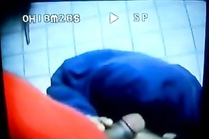 Brunette married colleague blows my dark cock on cam