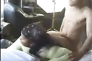 Black fattie enjoys unforgettable from behind banging with me