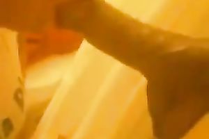 My cum-addicted ebony queen sucks my 10-Pounder until this babe receives a facial