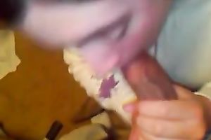 Sucking mu lover's biggest weiner in POV sex movie scene