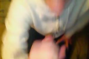 Sucking mu lover's biggest weiner in POV sex movie scene