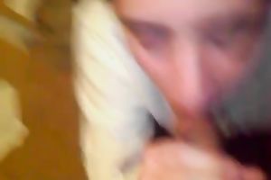 Sucking mu lover's biggest weiner in POV sex movie scene