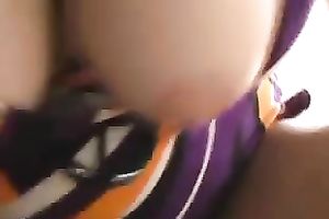 Chubby slut with massive boobies is riding my schlong like a badass cowgirl
