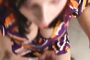 Chubby slut with massive boobies is riding my schlong like a badass cowgirl