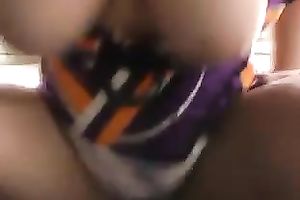 Chubby slut with massive boobies is riding my schlong like a badass cowgirl