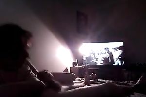 Libidinous floozy is riding my unyielding schlong worthwhile and slow