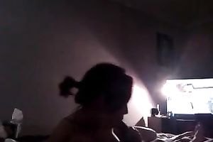 Libidinous floozy is riding my unyielding schlong worthwhile and slow