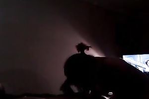 Libidinous floozy is riding my unyielding schlong worthwhile and slow