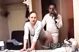 Invading a Mexican hottie's cum-hole from behind in the bath