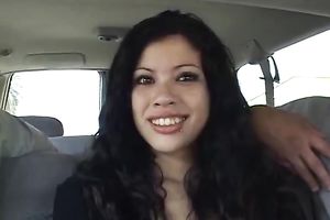 Joyful Latina honey gives precious oral stimulation for specie