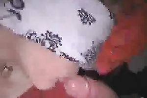 Cute blindfolded girlfriend gives me head and takes facial