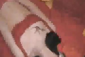 Cute blindfolded girlfriend gives me head and takes facial