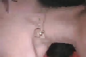 Cute blindfolded girlfriend gives me head and takes facial