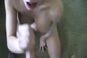 Tempting brunette Belgian gf took facial after engulfing my large 10-Pounder