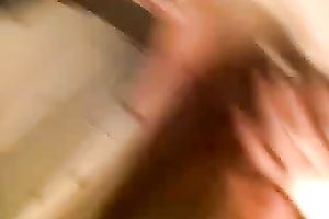 Beautiful miniature girlfriend engulfing my cock and gently biting it