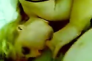 Hot older British blond white wife gives me head on POV private movie