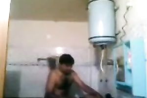 Plump exotic milf enjoys rear banging in the washroom