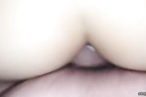 Super hawt oriental sweetheart who works in the office gives an awesome irrumation