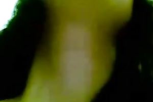 Having sex with a lewd Asian prostitute in the bedroom