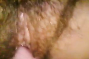 POV clip with me pounding my bulky wife's unshaved love tunnel